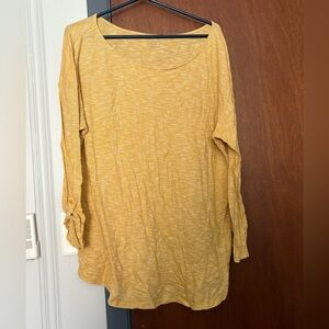 Loft yellow stripe shirt